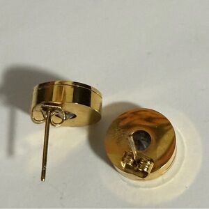 Elegant Gold Stud Earrings